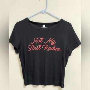 Not My First Rodeo Crop Top